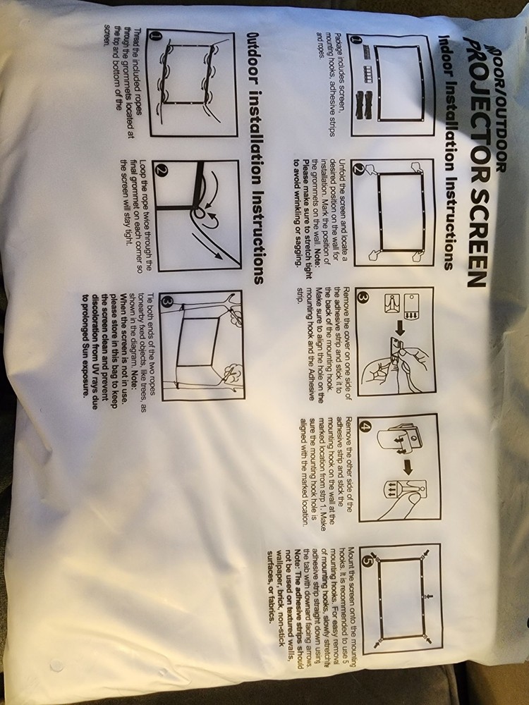 Indoor Outdoor Projector Screen