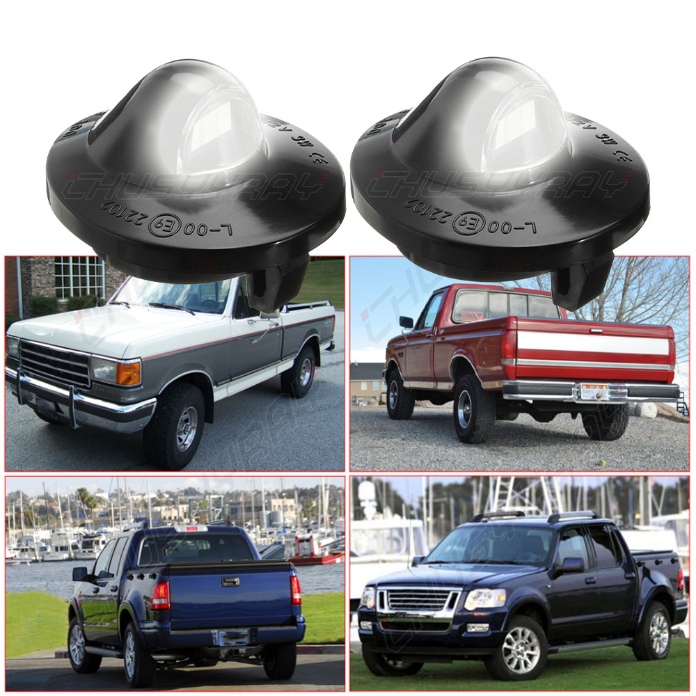 LED License Plate Light Lamp Assembly Replacement For 97-02 Ford Expedition