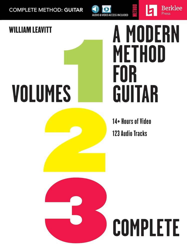 A Modern Method Guitar Complete Method 1 2 3 Berklee Book 123 Audio 14 Hrs Video