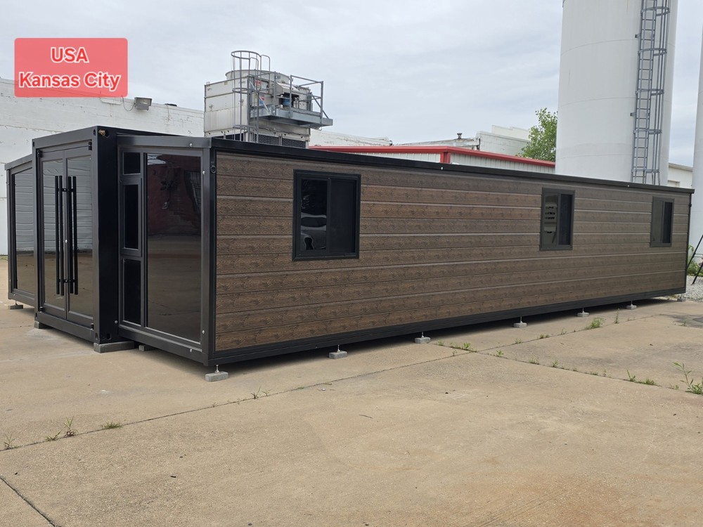 2 or 3 Bedroom 40 FT Foldable Expandable Container Home, Tiny home