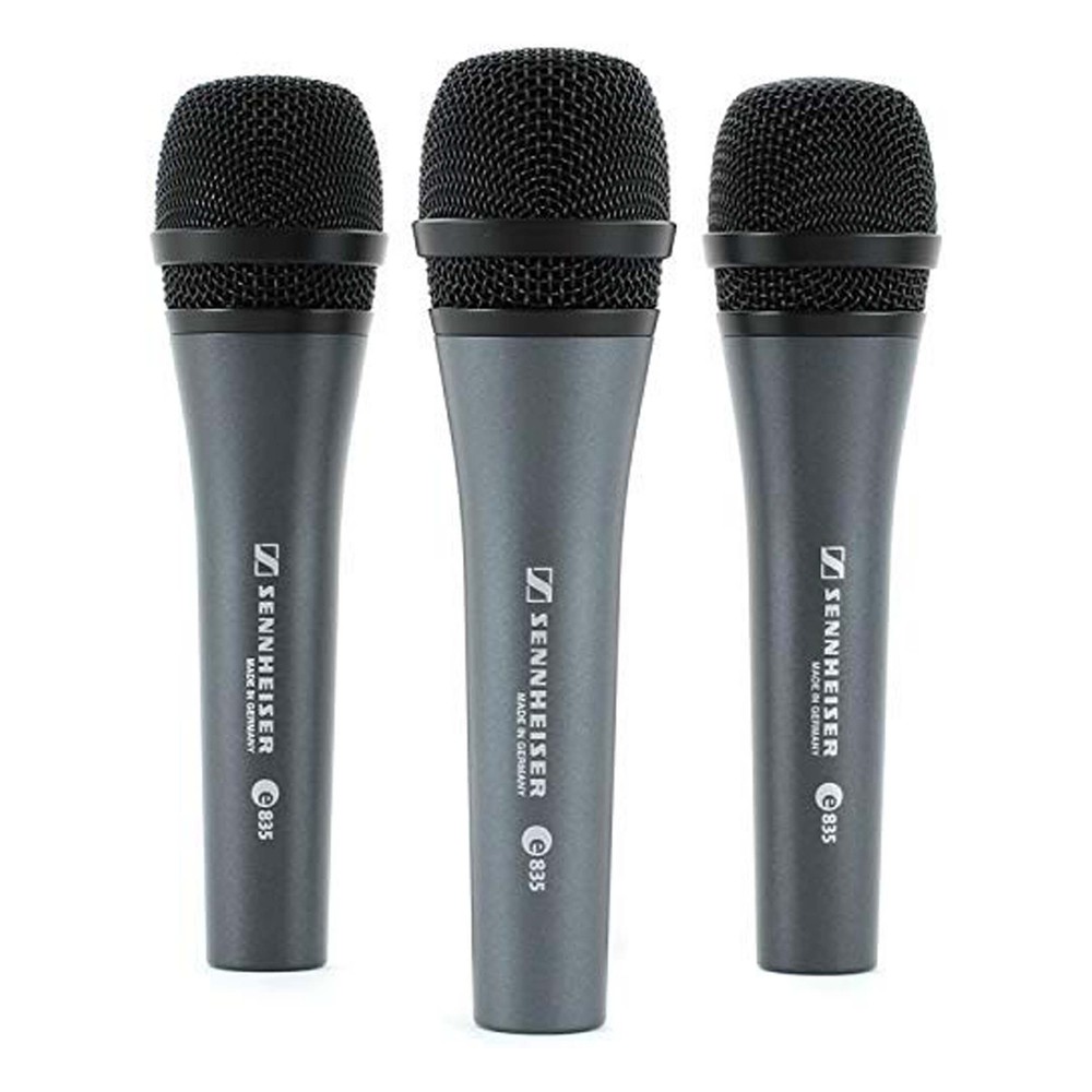 Sennheiser E835 Performance Vocal Microphone - 3-Pack