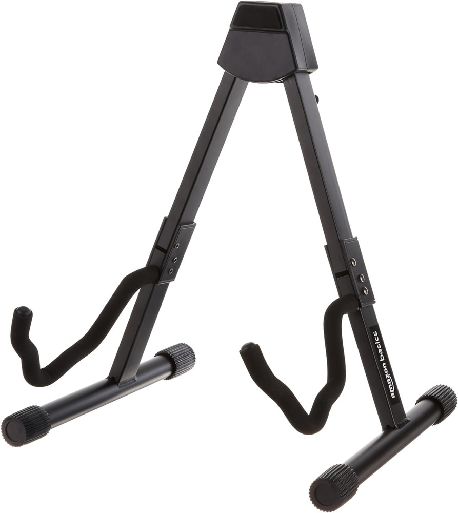 Adjustable Folding Guitar Stand, A-Shape, Fully Assembled - for School Music Pro