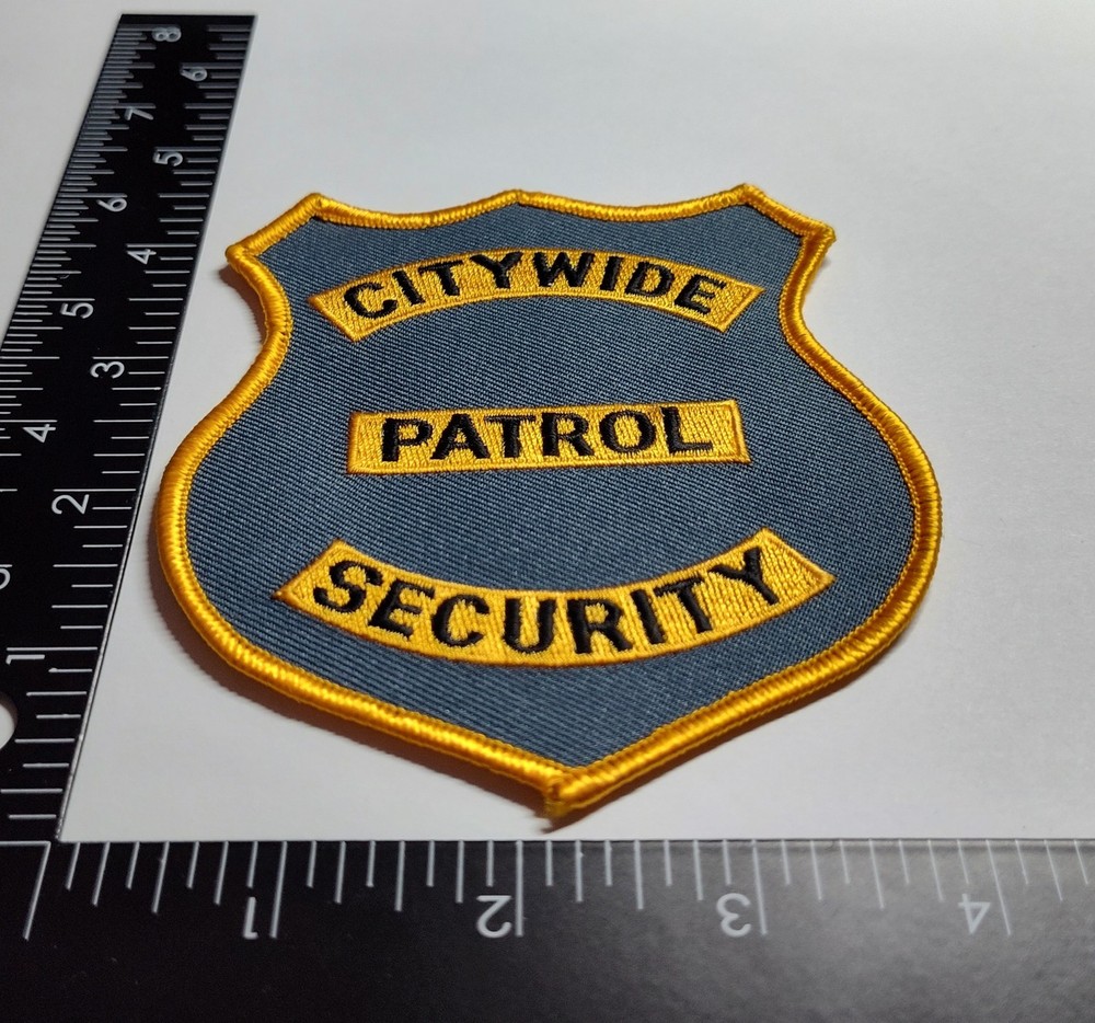 City Wide Patrol Security Patch Hook Loop High Quality New Patch Fast Shipping