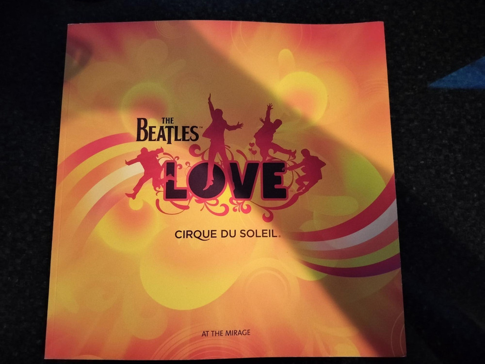 The Beatles “Love” Cirque Du Soleil at The Mirage Program