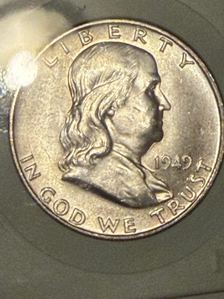 1949 D Franklin Half Dollar MS65 FBL