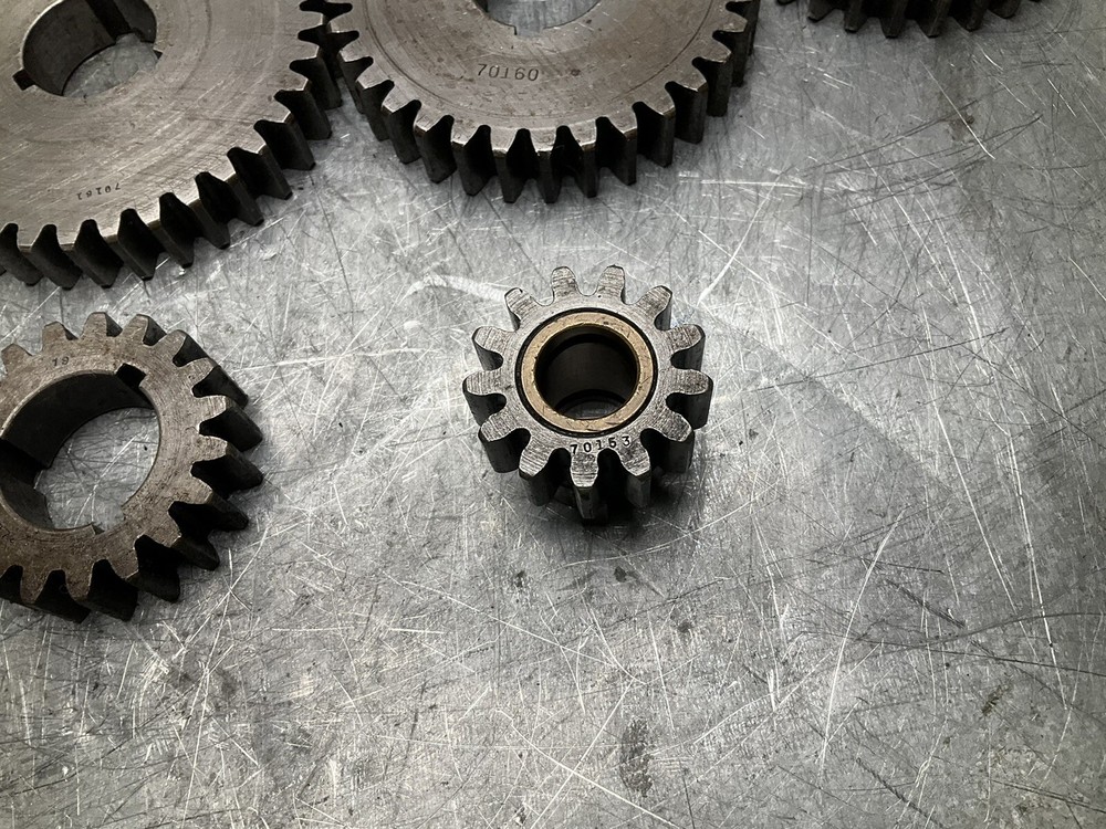 Cincinnati Horizontal Milling Machine Feed Change Gear Set 14ea + Rack