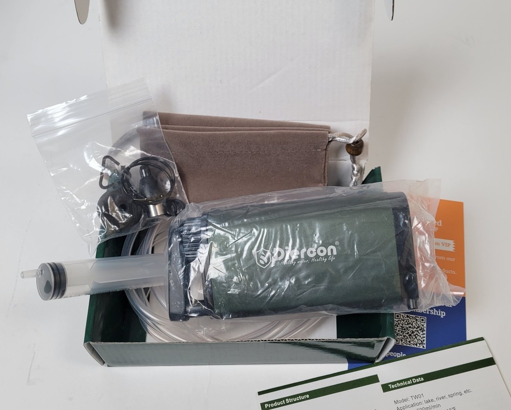 Diercon Tactical Water Micro Filter New In Box Compact Water Filter