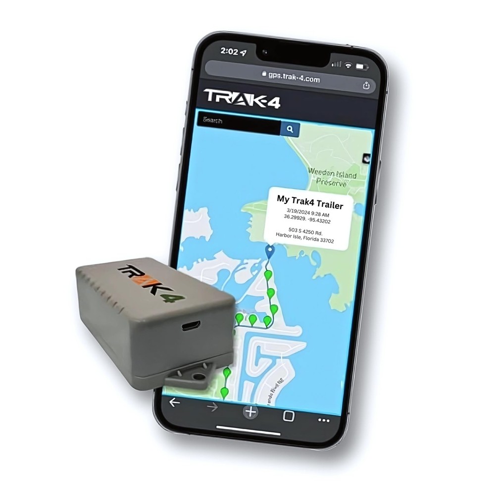 Trak-4 GPS Tracker for Tracking Assets, Equipment, and Vehicles. Email & Text