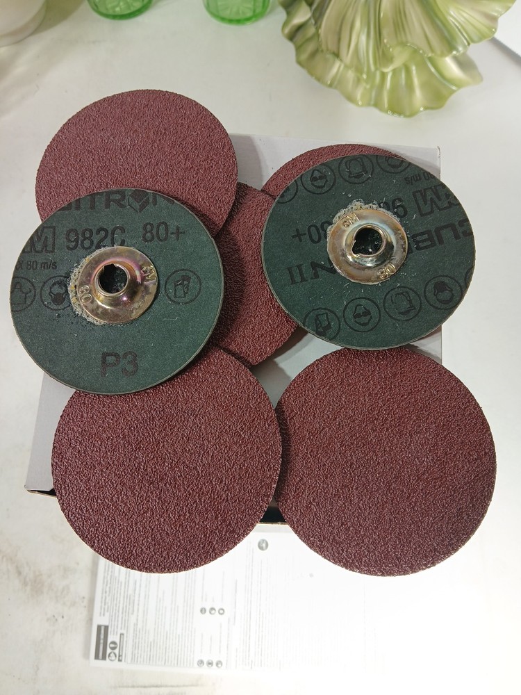 3M Cubitron II Quick Change Surface Conditioning RC Disc, 3" / 80+ grit-50ct.