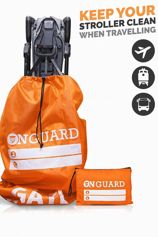 OnGuard Double Stroller Travel Bag Waterproof Rip Resistant Polyester Compact