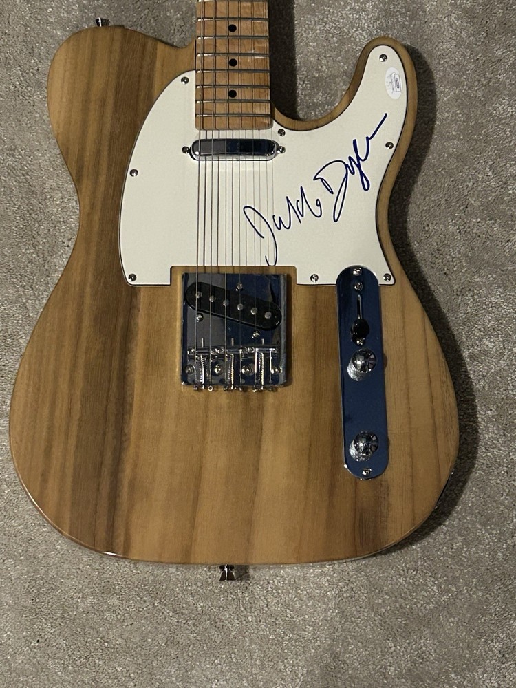 Jakob Dylan Signed Guitar Autographed Wallfowers Bob Dylan Son JSA Authenticated