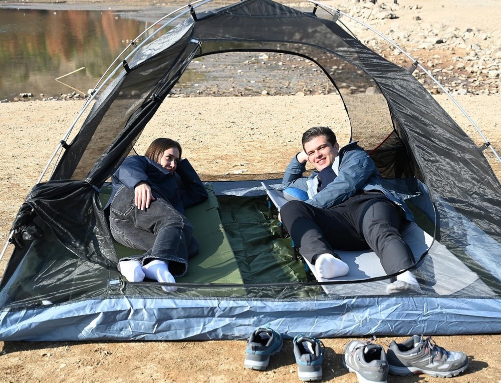 Folding Tent Cot Bed for Camping, Lightweight Design for Backpacking Adventures