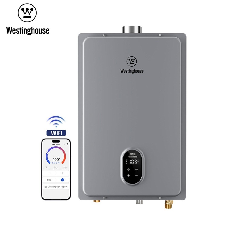 120,000 BTU Tankless Water Heater Natural Gas 5.1GPM WIFI Control Water Heater