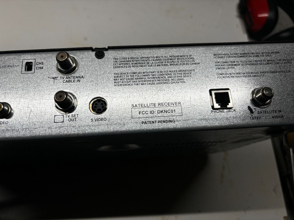 Dish JVC Model 3900 Receiver DV3 MPEG2