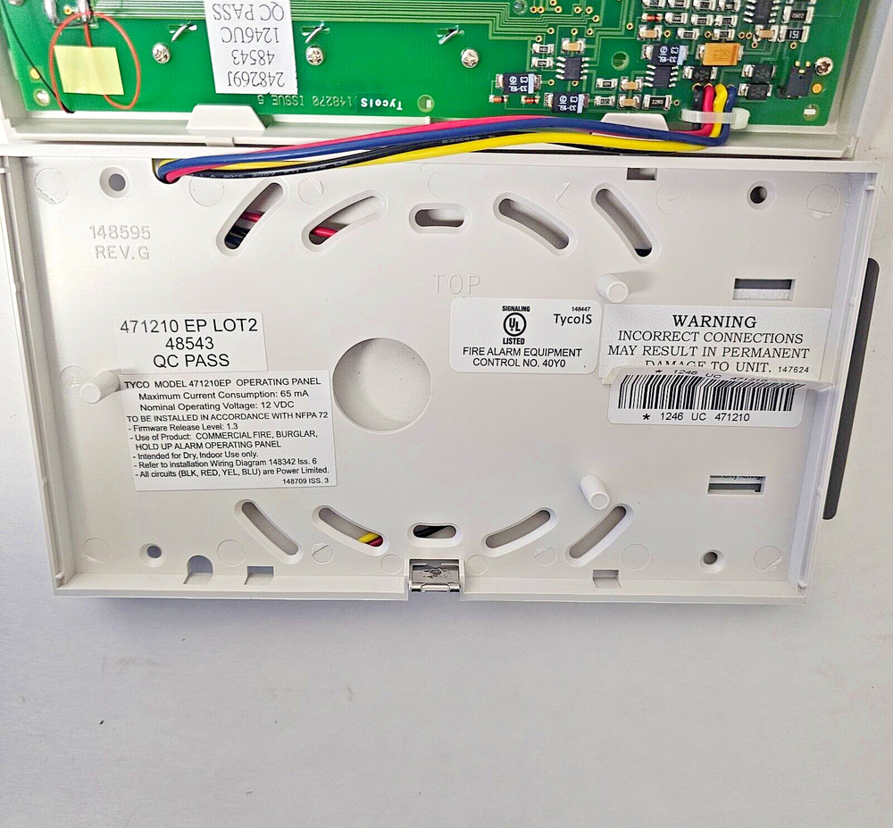 TYCO 471210 EP Focus Keypad NEW (Open Box)