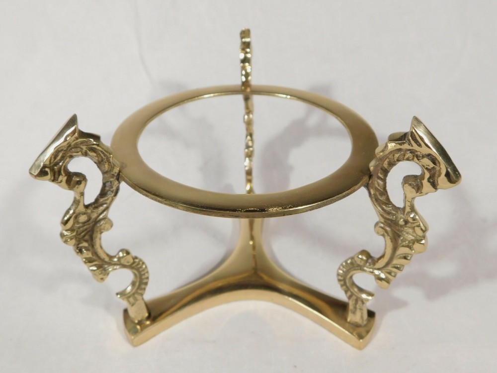 SPHERE Display Stand Large Size Dragon Design Solid Brass