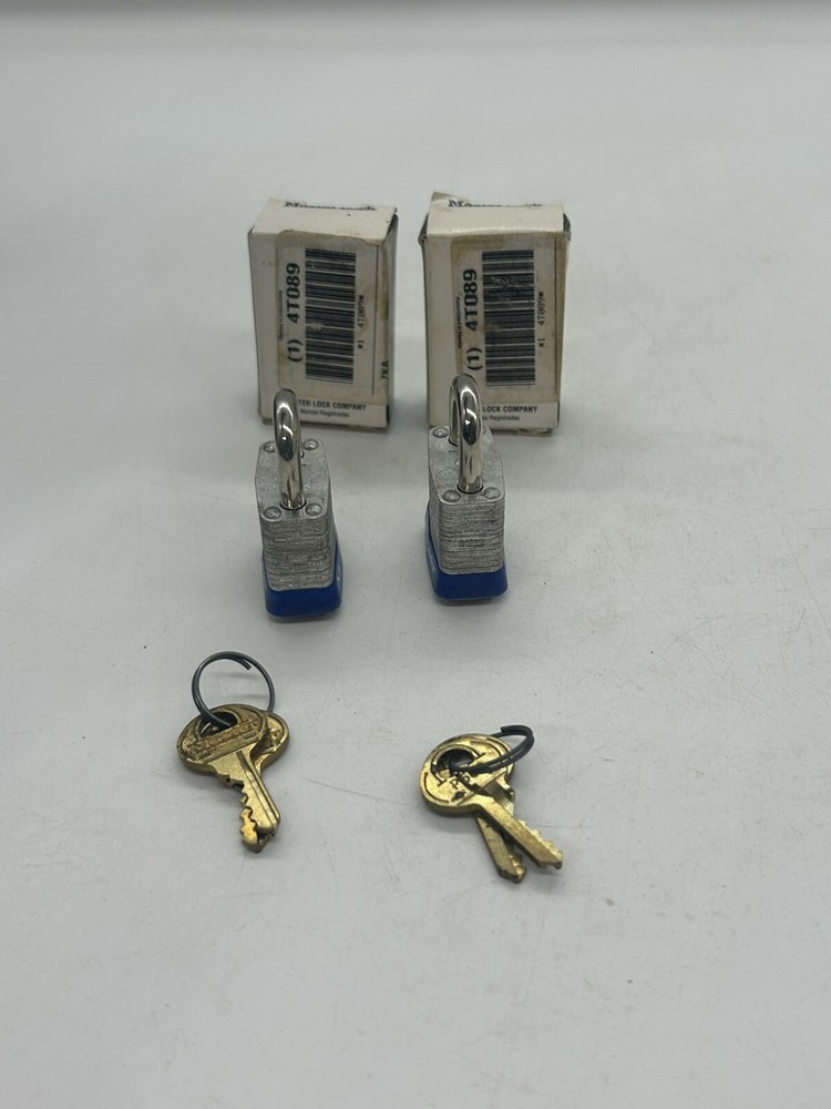 Pair Of Master Lock Padlocks