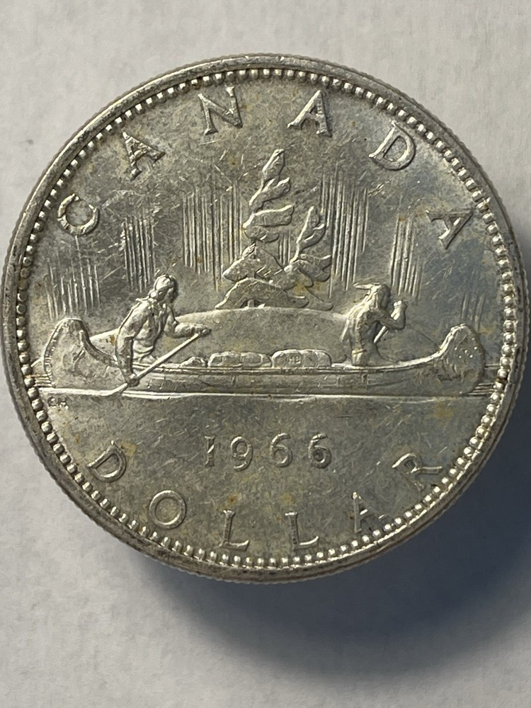 1966 Canadian Silver Dollar (80%)