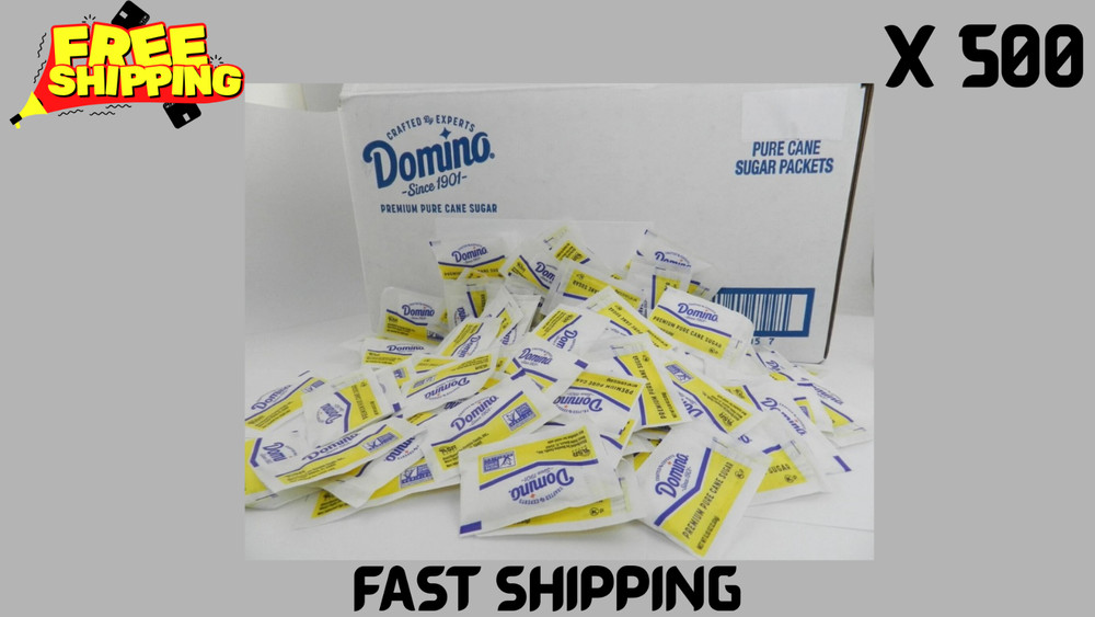 DOMINO Sugar Packets Restaurant Quality 500 packets