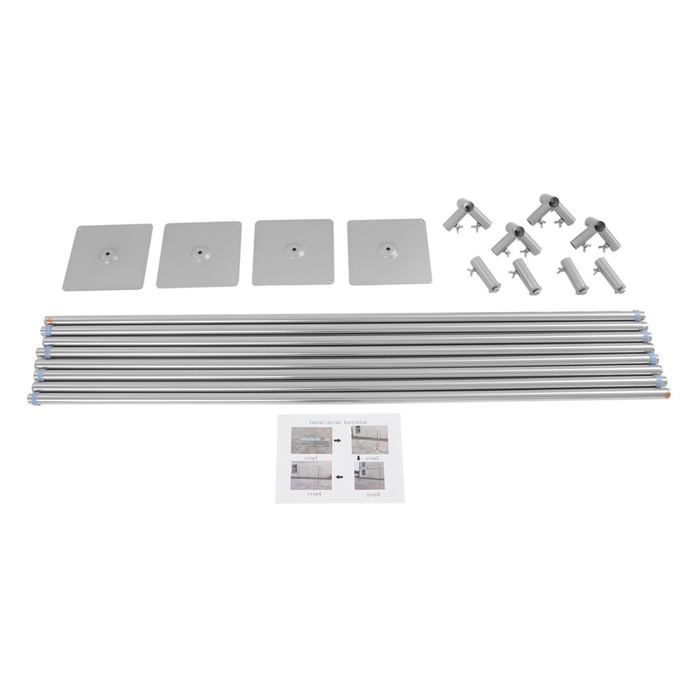 Adjustable 4 Post Hardware Kit, Outdoor Wedding Party Stand, Backdrop Stand