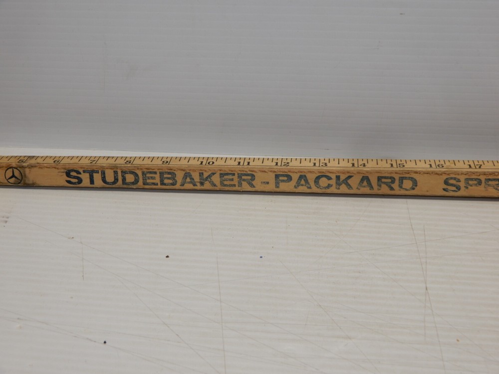 VINTAGE STUDEBAKER PACKARD YARDSTICK WALKING STICK 1957