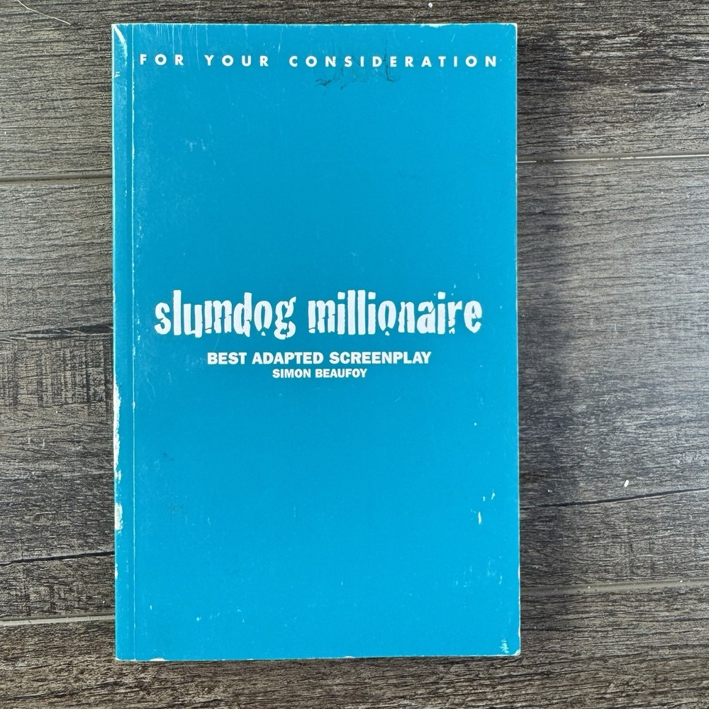 2007 SLUMDOG MILLIONAIRE - FYC Script/Screenplay by SIMON BEAUFOY