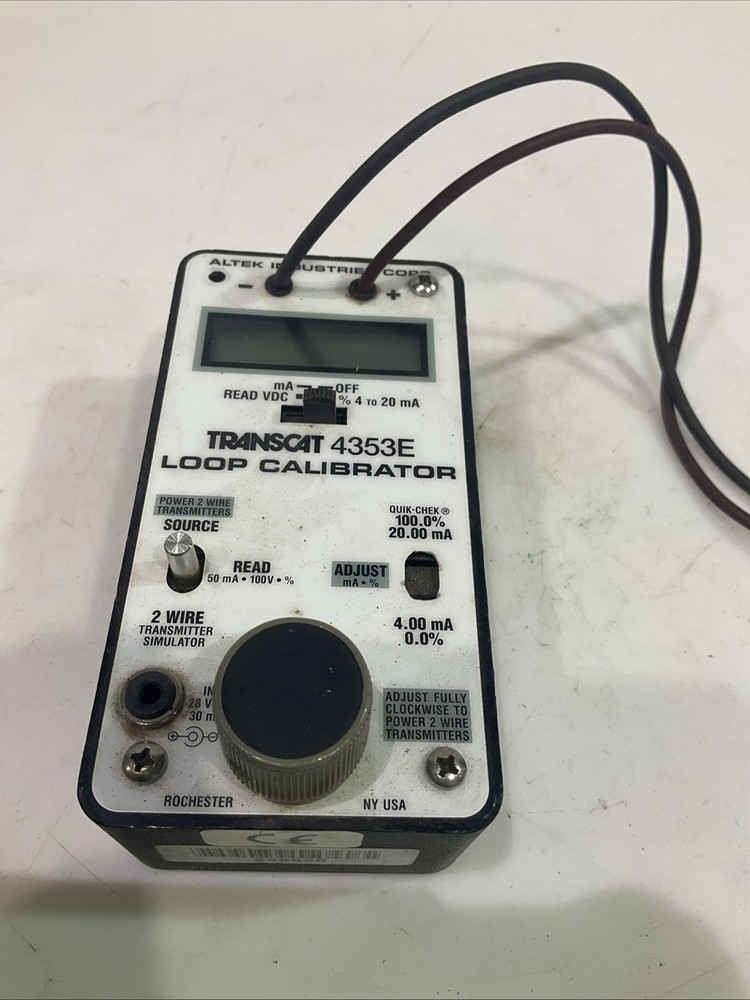TRANSCAT / ALTEK 4353E LOOP PRECISION PRESSURE CALIBRATOR T2M