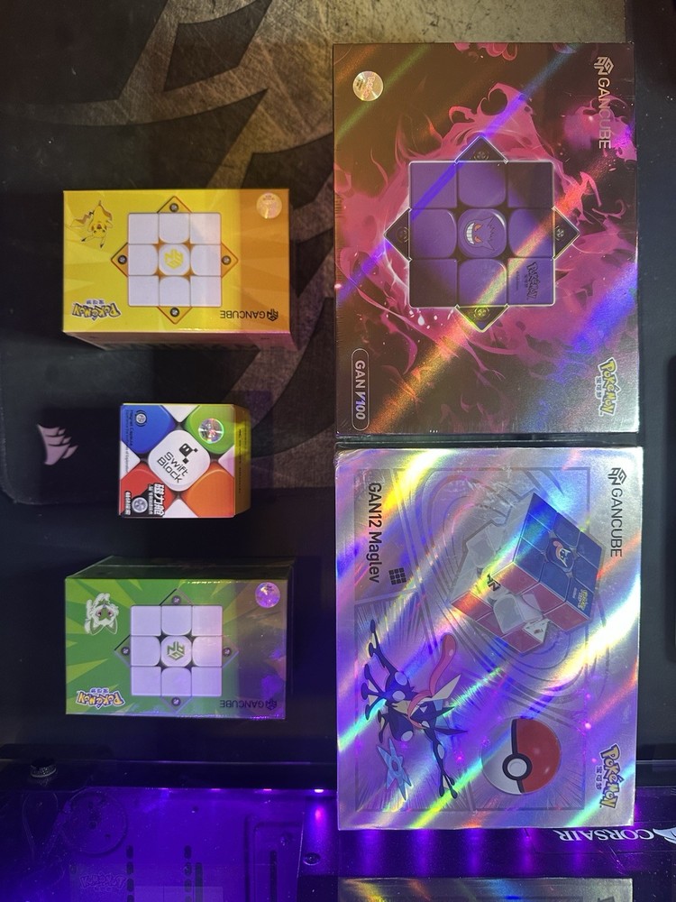 Gan Cube Pokemon Collection LIMITED EDITION Unopened Boxes