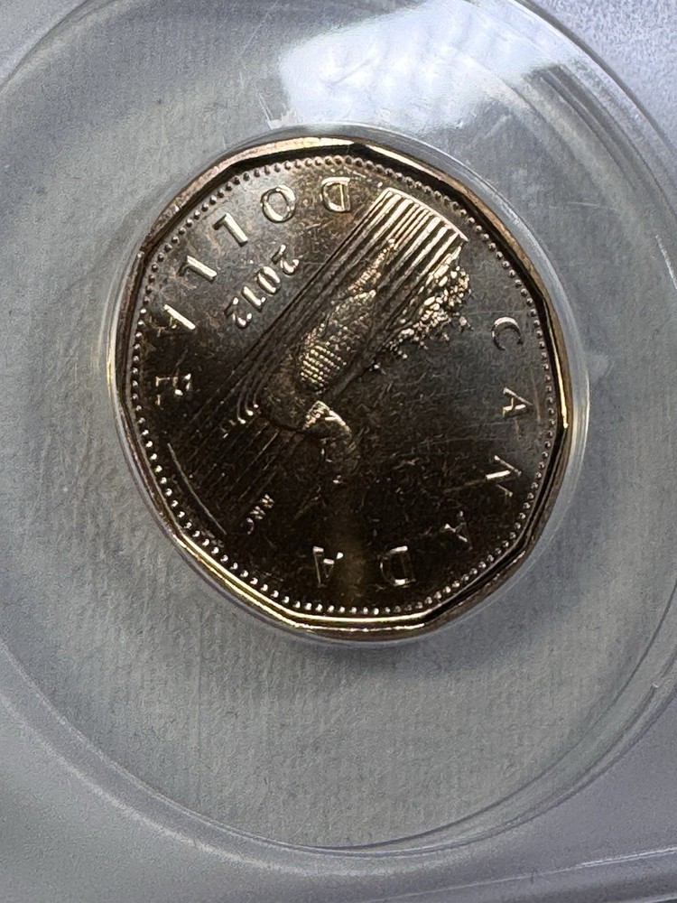 2012 Canada $1 Loonie Graded MS 66 by ANACS