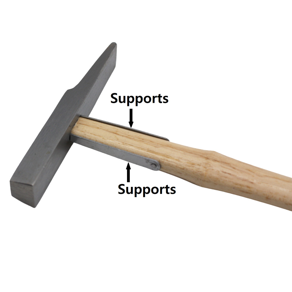 C.S. Osborne Glazier Hammer #1066-BF with Stabilized Spring Handle