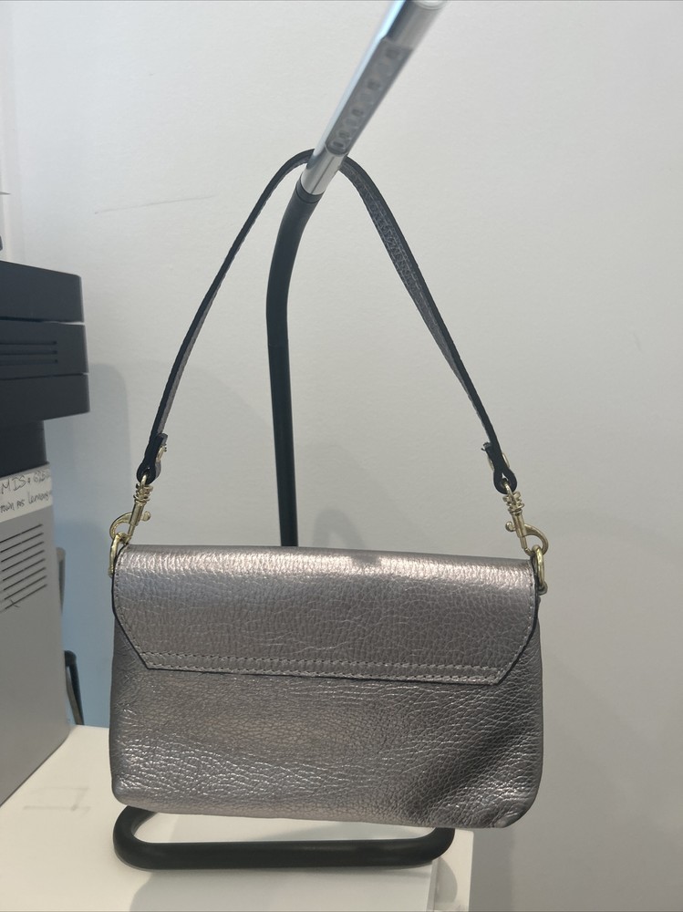 All Leather Silver With Pink Undertone 5”x7,5”x1”