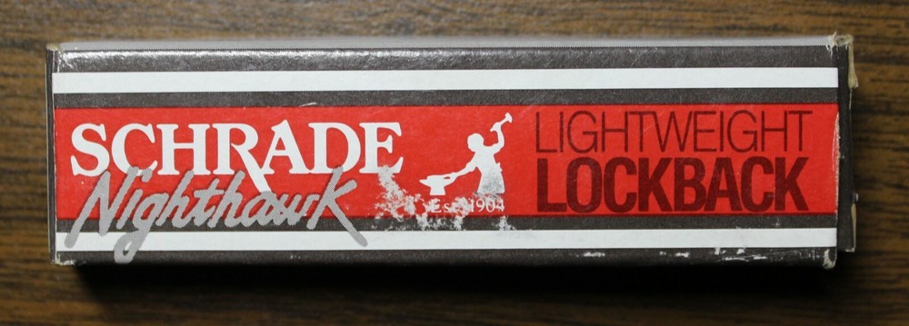 Schrade Nighthawk Lightweight Lockback SP12X Knife BOX ONLY