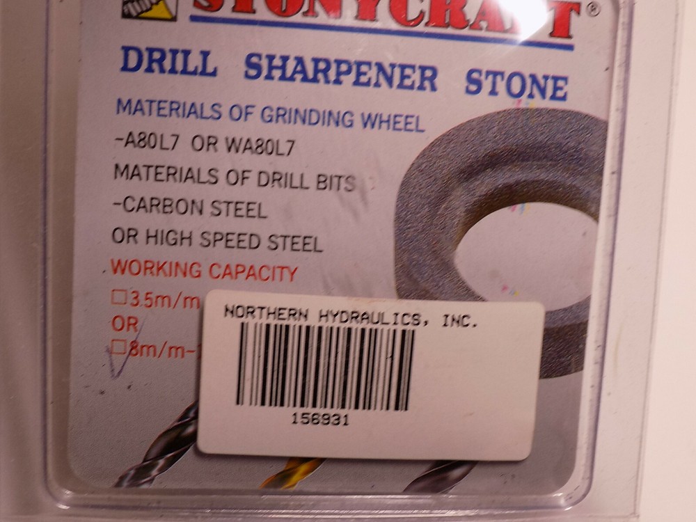 STONYCRAFT DRILL SHARPENER STONE 156931 Northern Tools Hydraulics