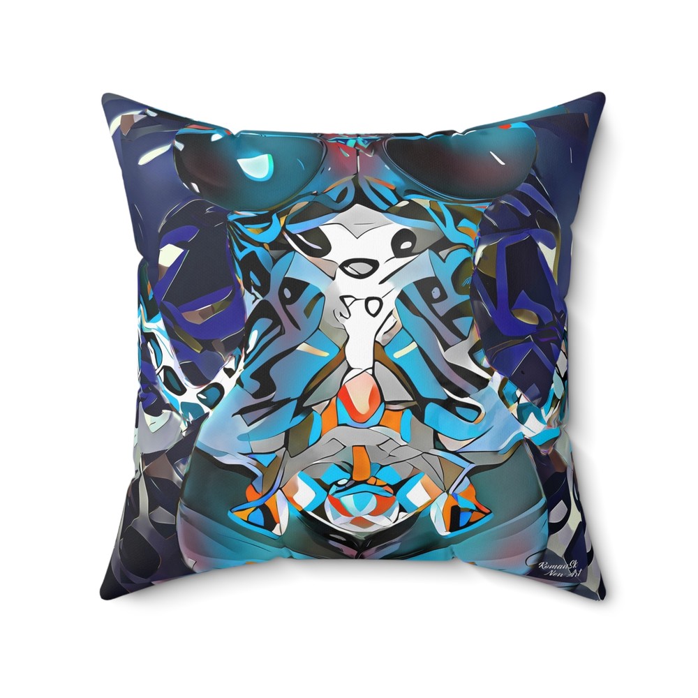 Spun Polyester Square Pillow unique colors NARS