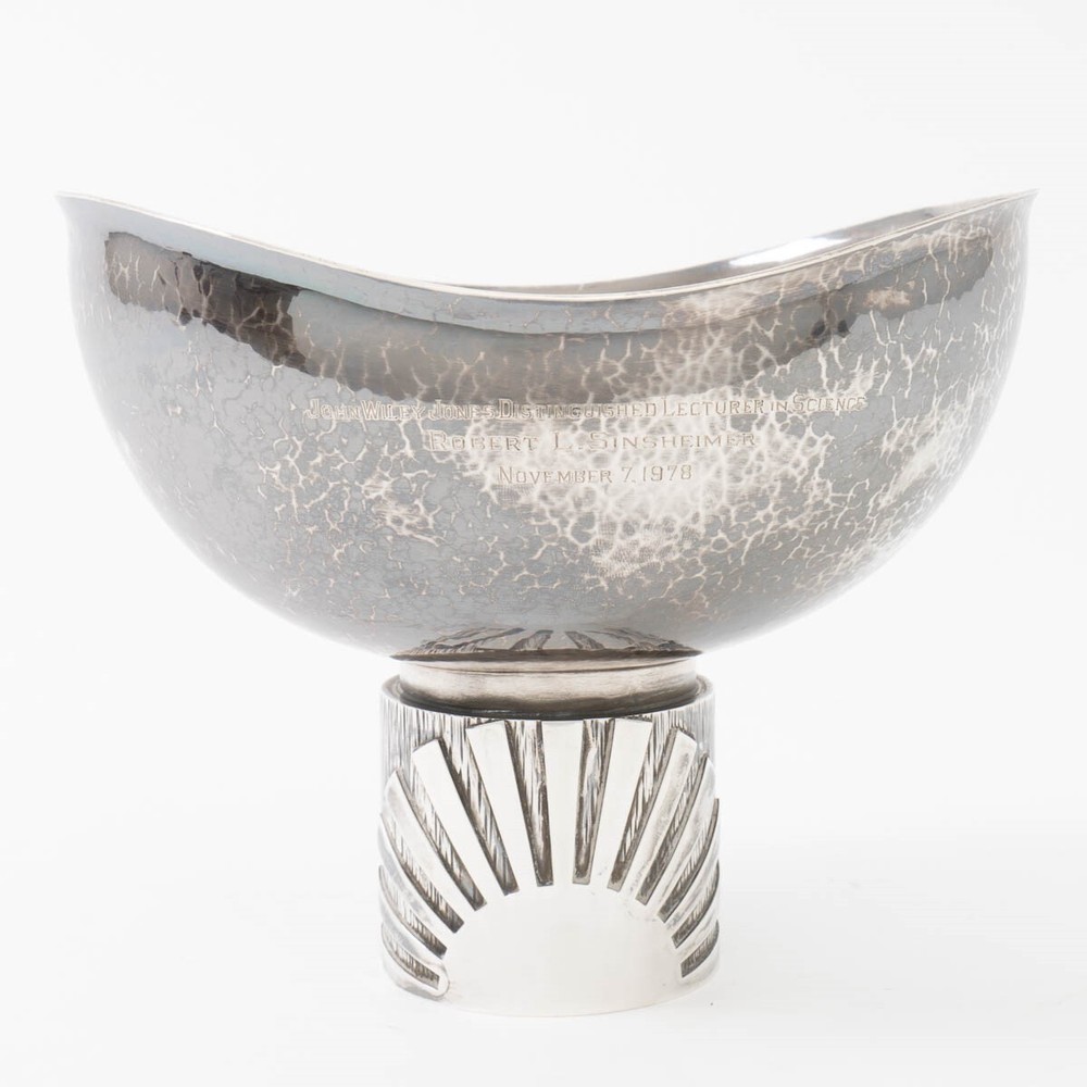 Rare Hans Christensen Hand-hammered Sterling Silver Presentation Trophy 655g