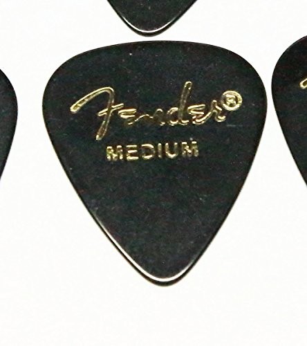 Fender Teardrop Picks x 10 Medium-Black From Japan