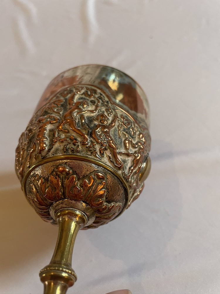 Antique Silver Plated Goblet Hallmarked