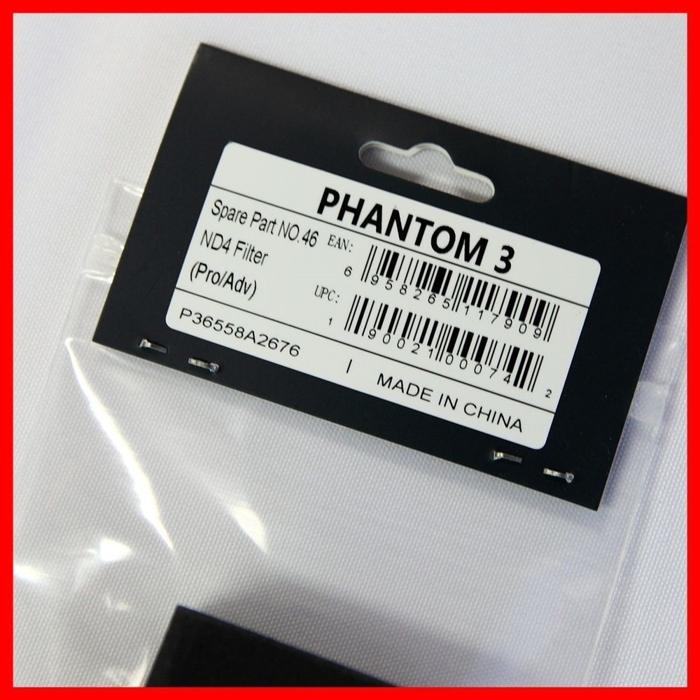 DJI Phantom 3 ND4 Filter ( Pro / Adv ) 100% Authentic CA USA Part No 46