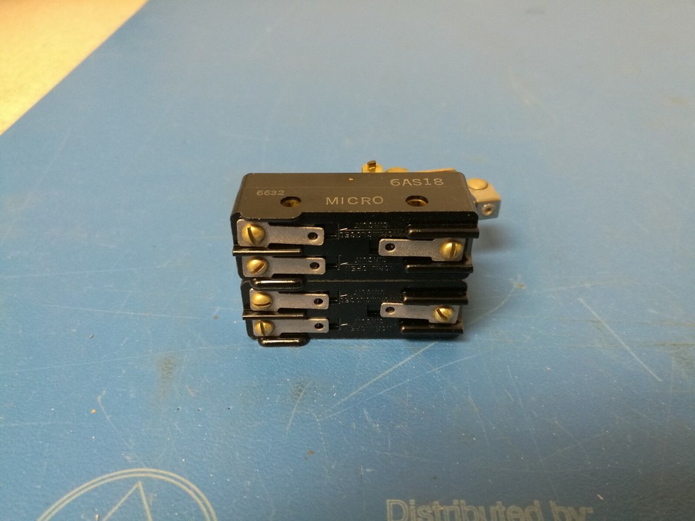 Micro Switch 6AS18 Dual Roller Switch Honeywell NEW