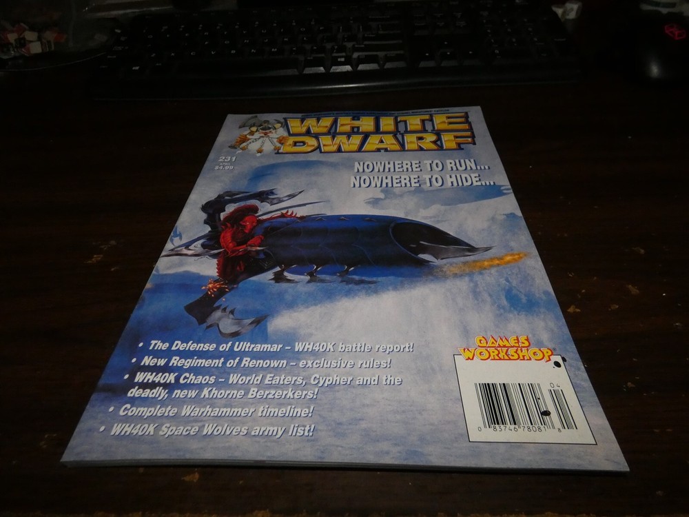 Games Workshop: White Dwarf Magazine Issue 231