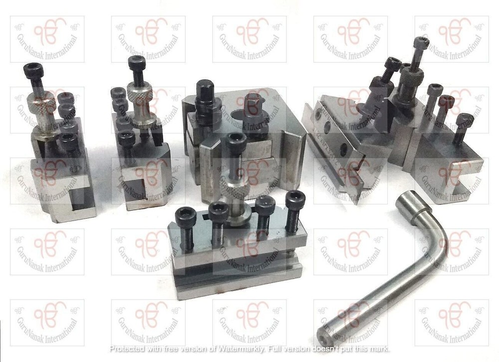 Quick Change Toolpost Set 5 Pieces Set T37 in high quality..