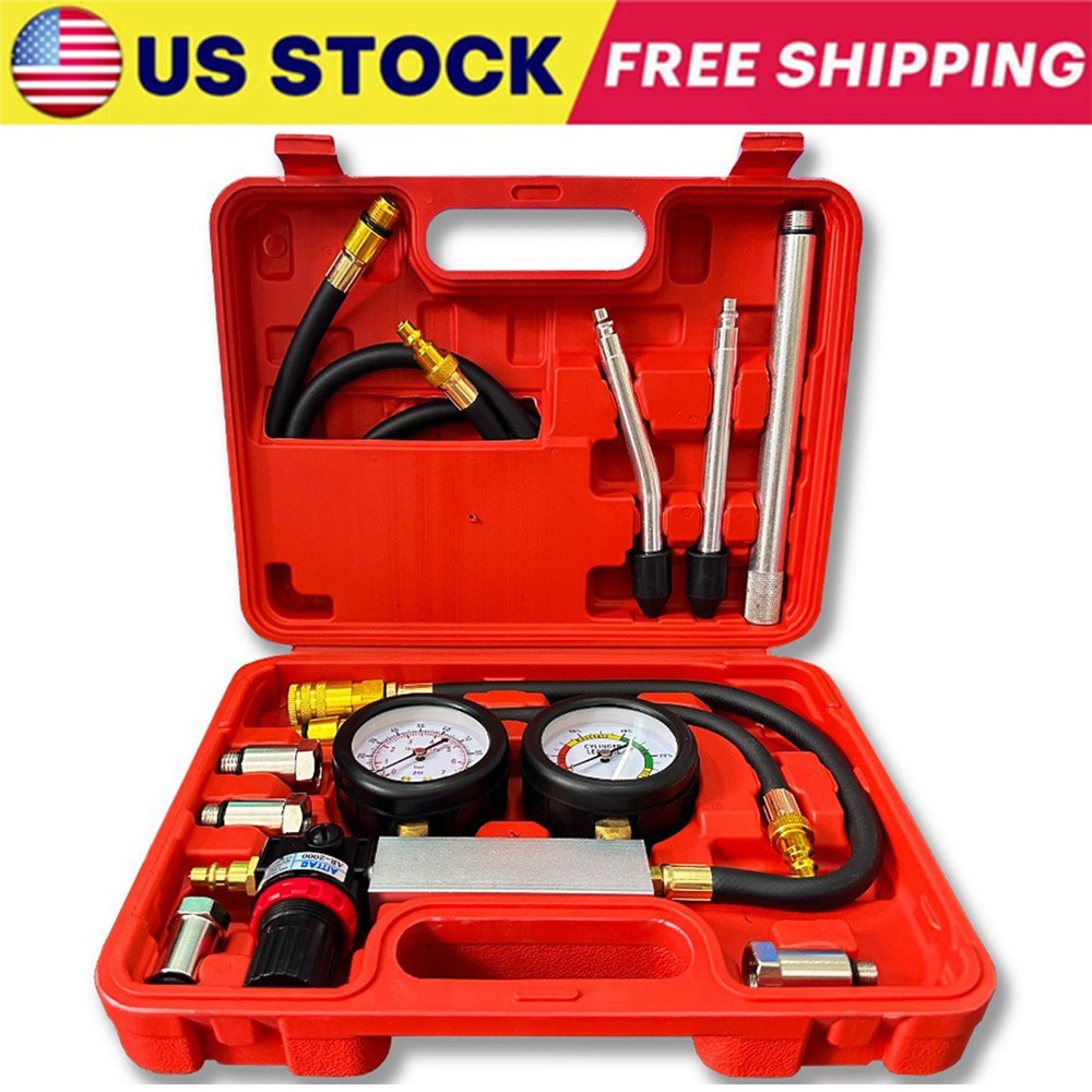 Multi-Function Cylinder Leak Down Tester Automotive Kit,Gasoline Engine Compr...