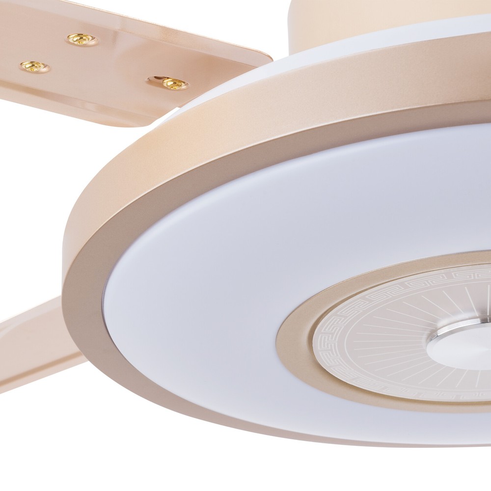 Modern LED Ceiling Fan Remote Controller 3-Color Ceiling Fan with LED Light Home