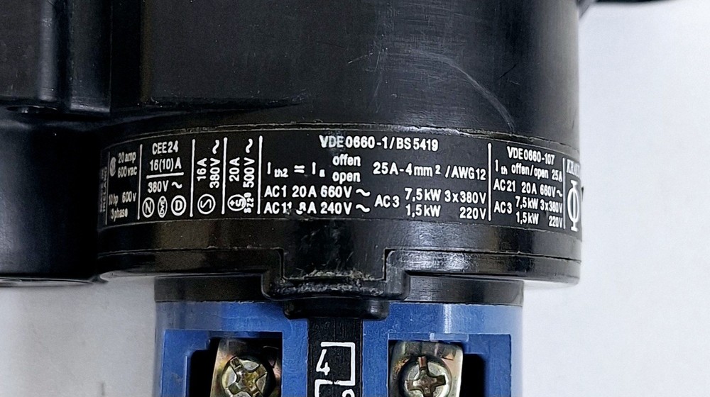 Kraus & Naimer C18-A341 Rotary Switch 25A
