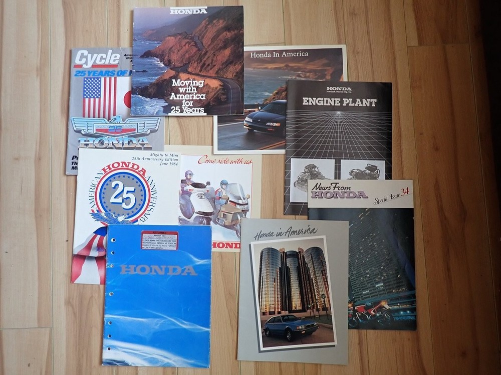Honda insider pubs  mostly mid-1980s