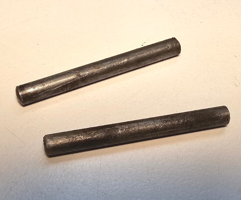 Spanish Jukar Sidelock Muzzleloader Stock Connector Transition Plate W/ Pins (C)