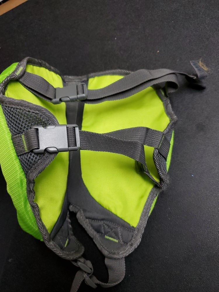 Outward Hound Dog Backpack Quick Release. Green Size M Adjustable