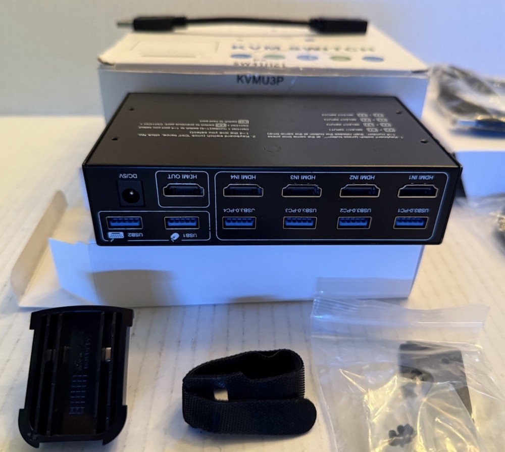 HDMI 2.0 KVM Switch 4x1