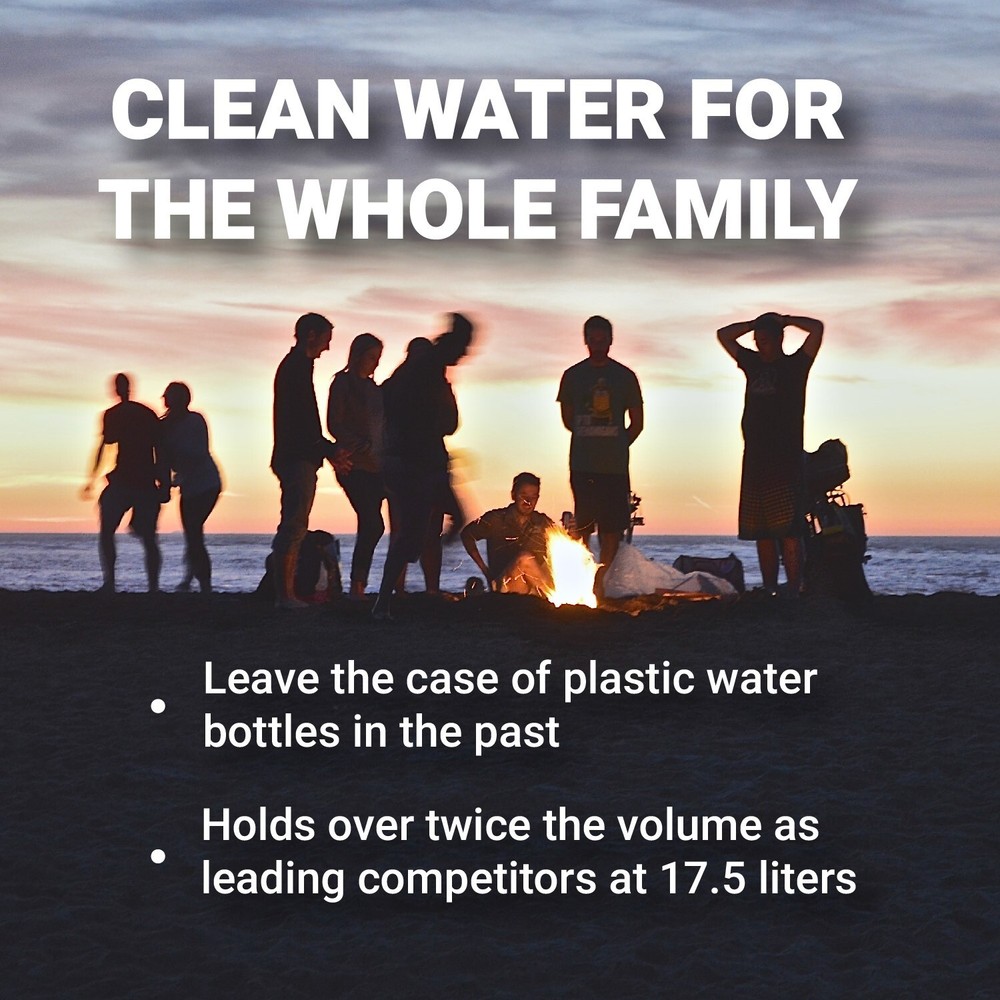 Uzima UZ-BP Backpack System - Gravity Water Filter Bag for Collection & Storage