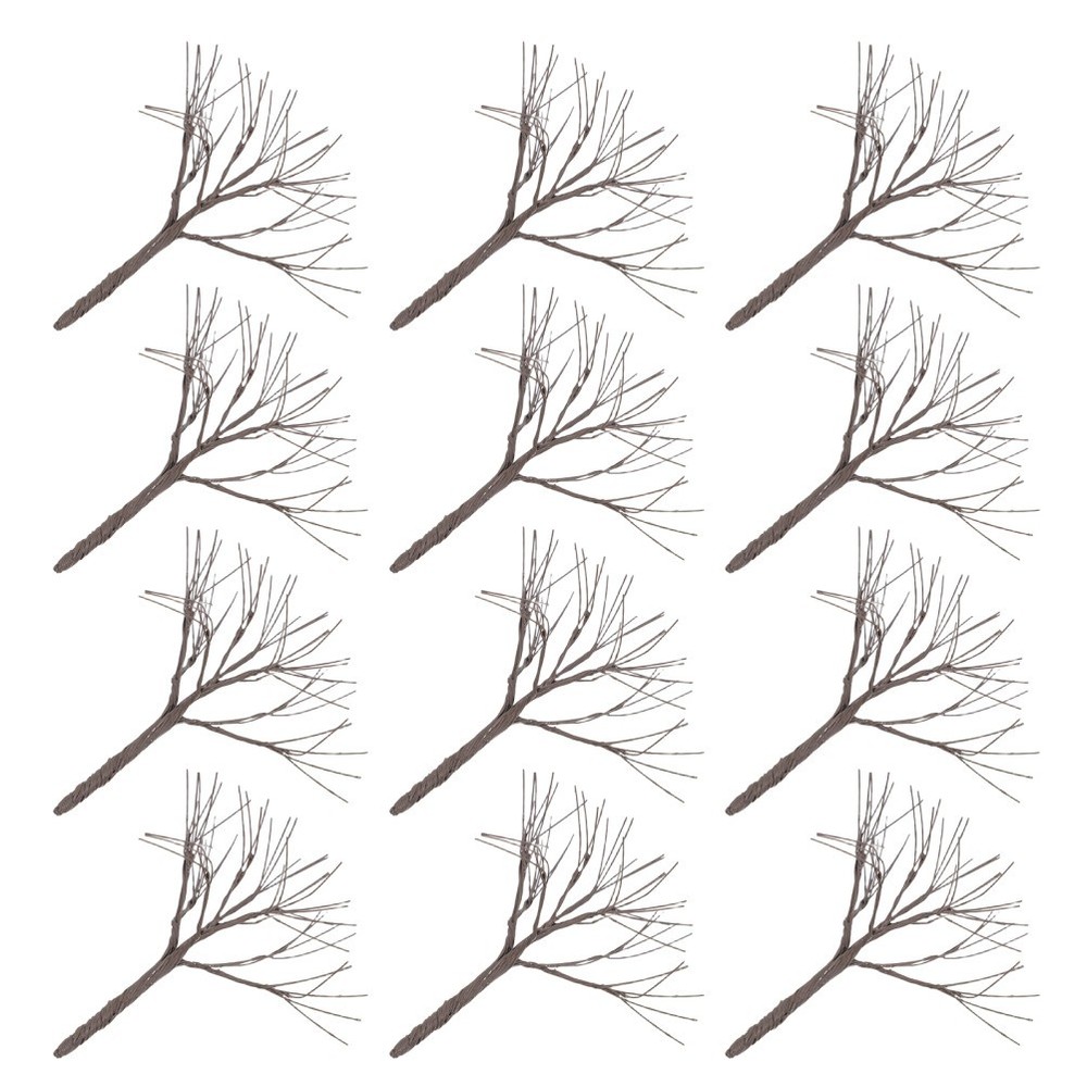 10 Pcs Mini Cherry Blossom Tree Pole Micro Landscape Decor Minature Branches